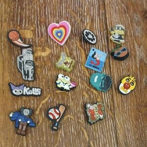 Assorted Cartoon Shoe Charms - Colorful Mix